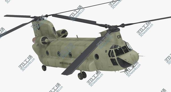 images/goods_img/20210312/3D model US Army Transport Helicopter CH-47 Chinook/2.jpg